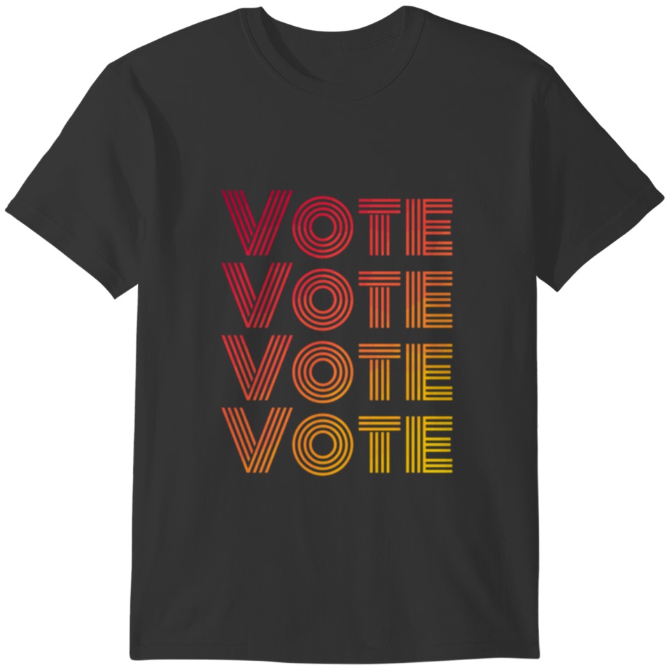 Vintage Vote Election Voters print T-shirt