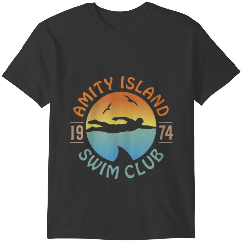 Amity Island Swim Club 1974 T-shirt