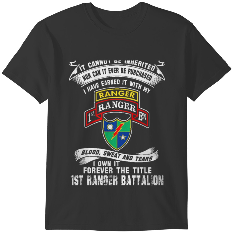 1st Ranger Battalion T-shirt
