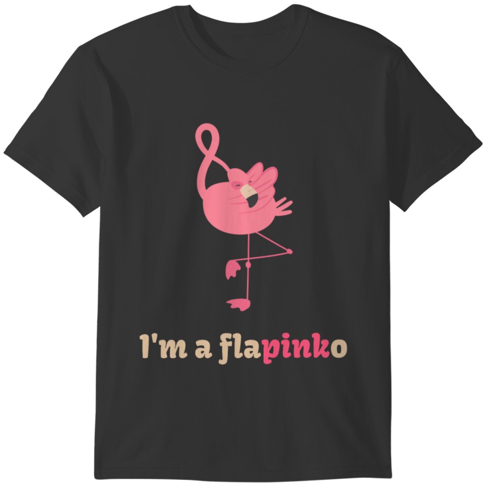 Flamingo Pink Ribbon Breast Cancer Awareness Month T-shirt