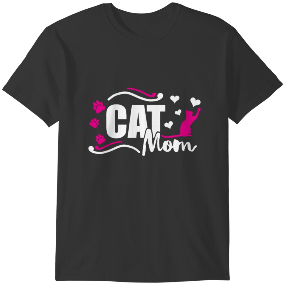 Cat Mom Mama Best Meow Pet Lover Birthday Gift T-shirt