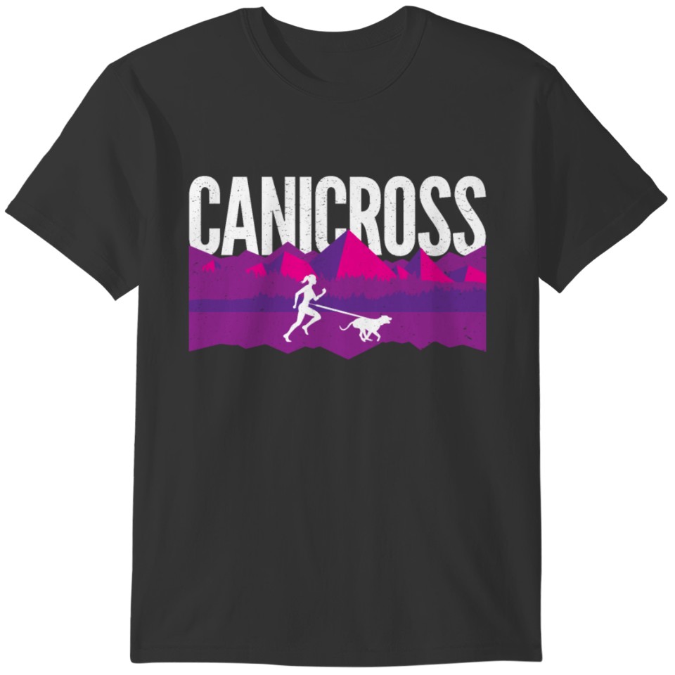 Canicross running with dog T-shirt