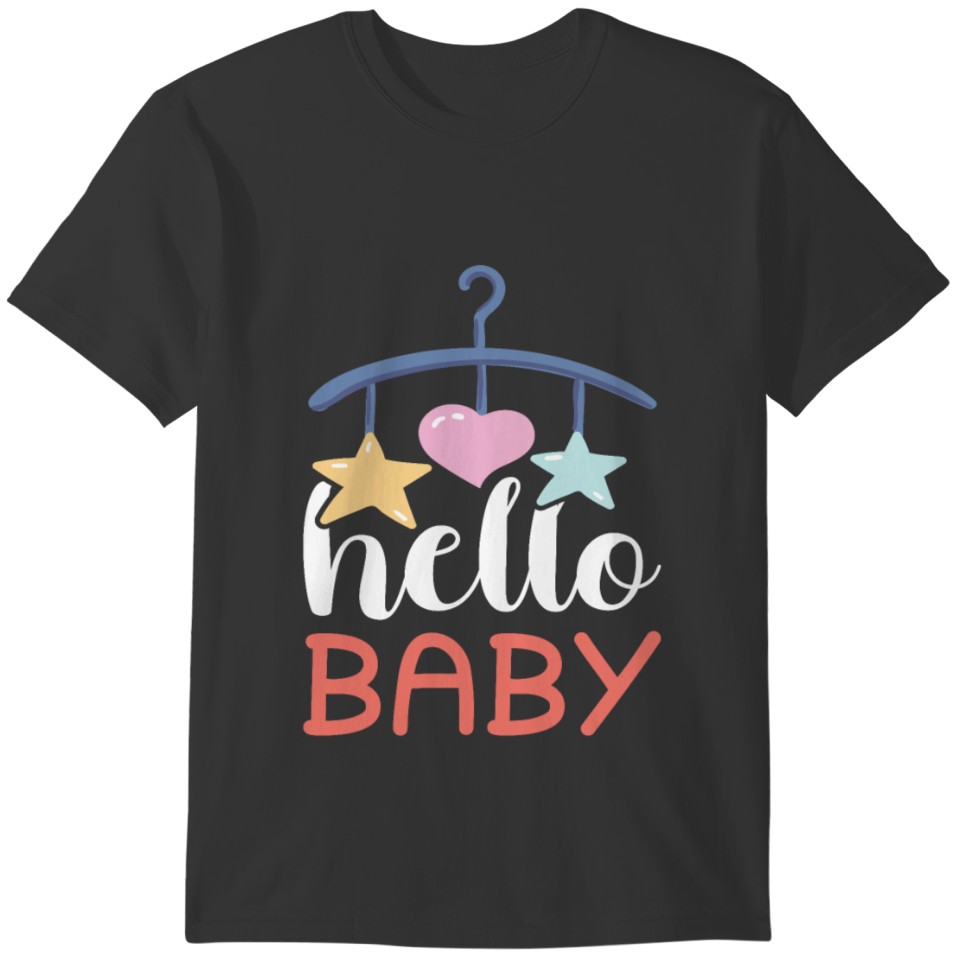 Hello Baby Saying Cute Baby T-shirt