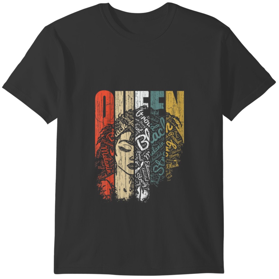 Melanin for Woman African Queen S Shirt Melanin Sh T-shirt