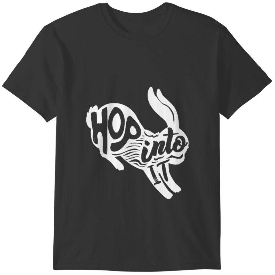 Rabbit Adventure Hop Into It T-shirt