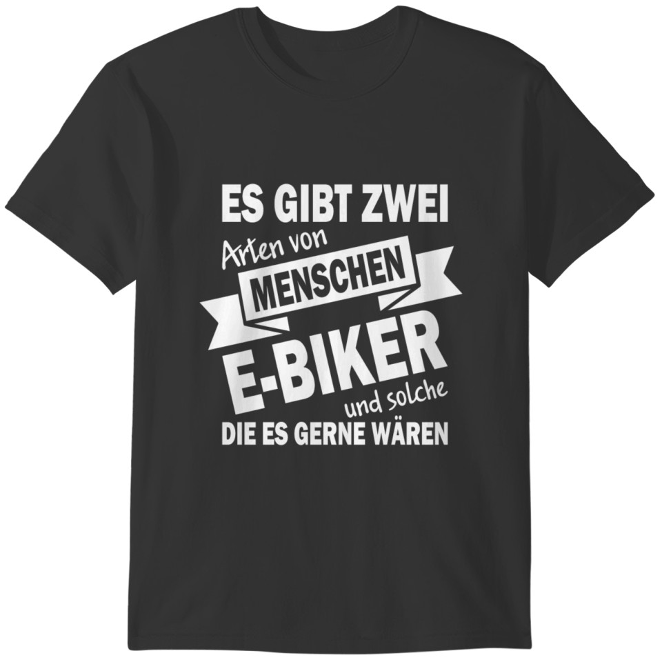 There are two types of people bike gift T-shirt