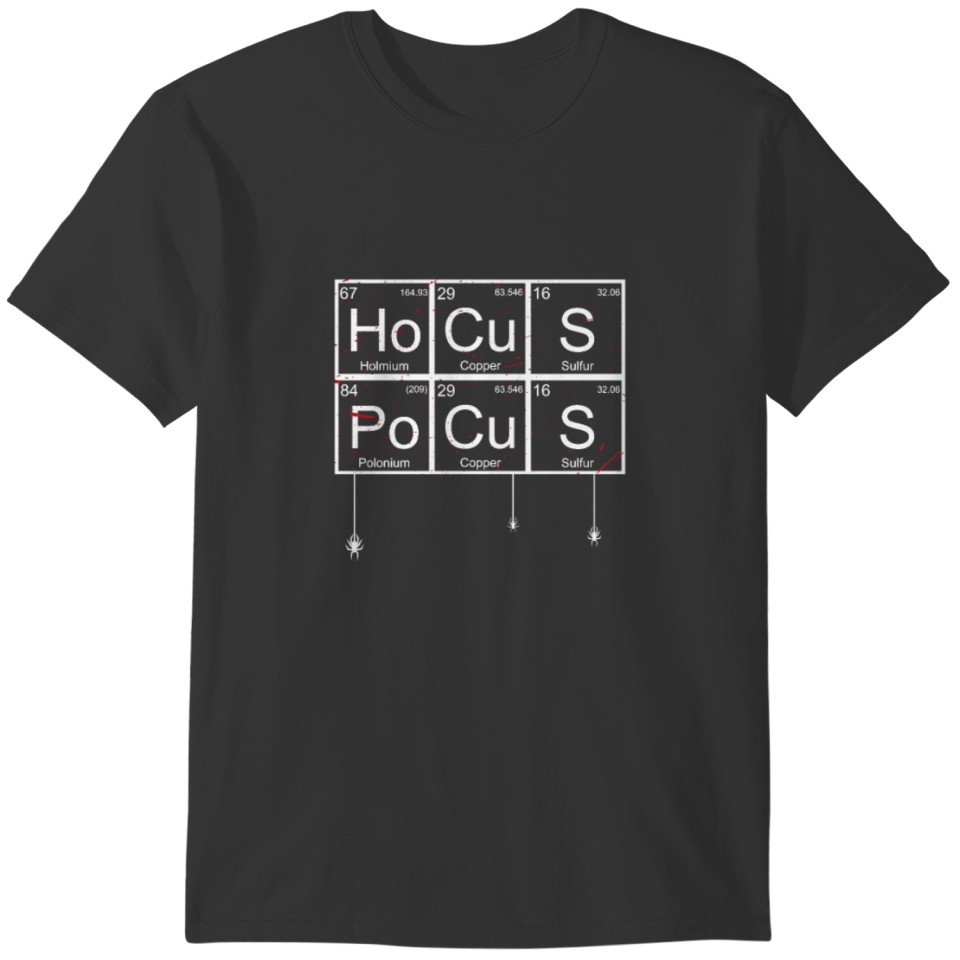 Halloween Chemistry Teacher Party Costume T-shirt