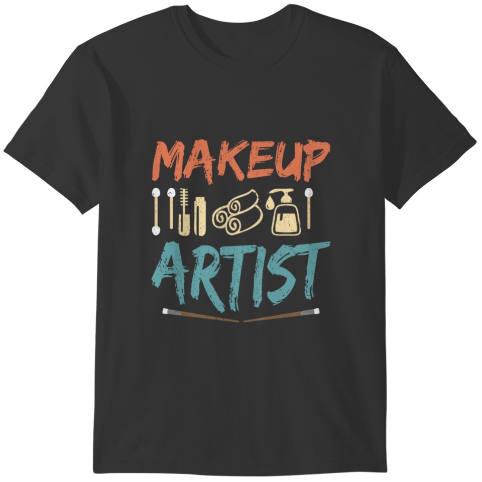 Makeup Artist Gift Tools of the Trade Makeup T-shirt