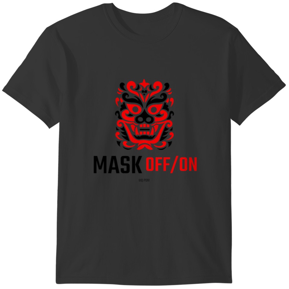mask RED T-shirt