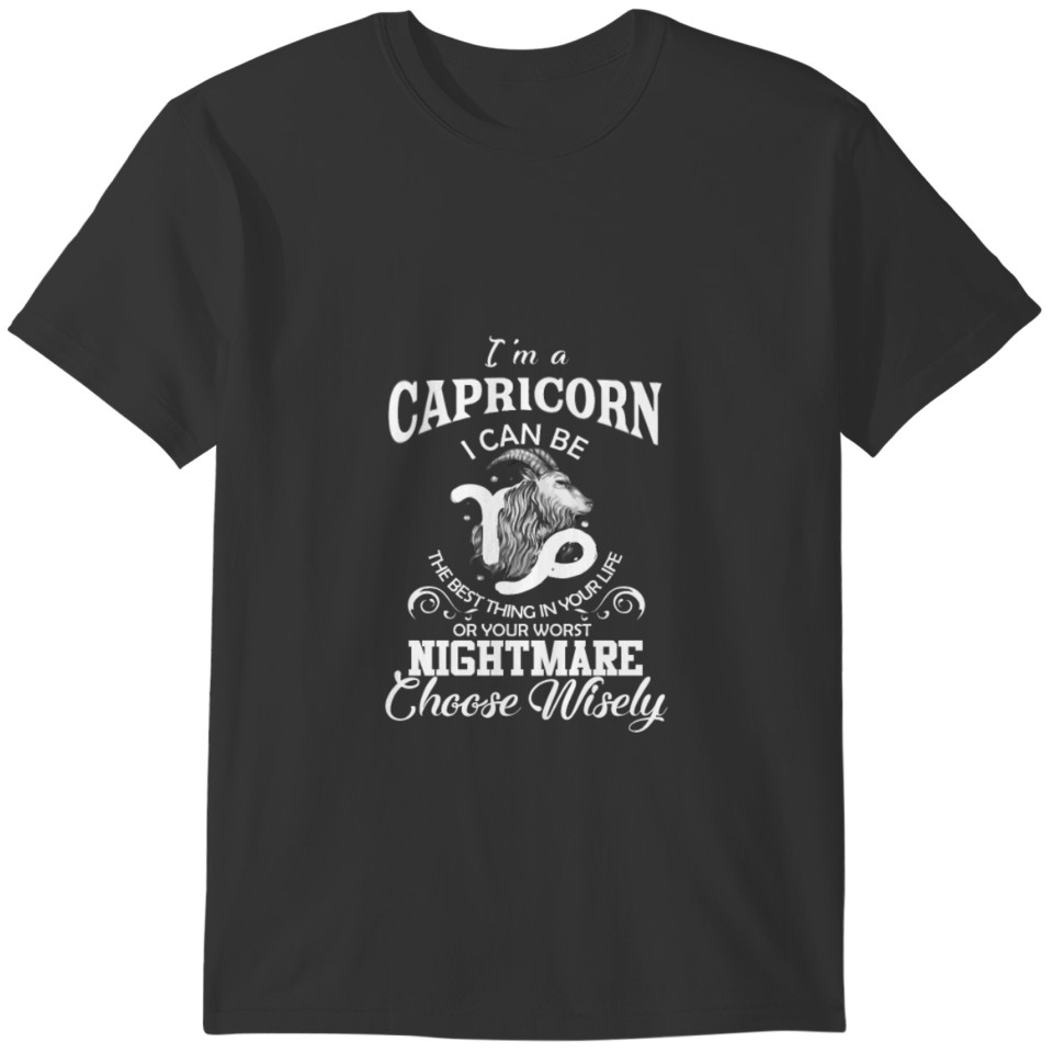 I Can Be Capricorn Zodiac Sign Women Man Kids Birt T-shirt