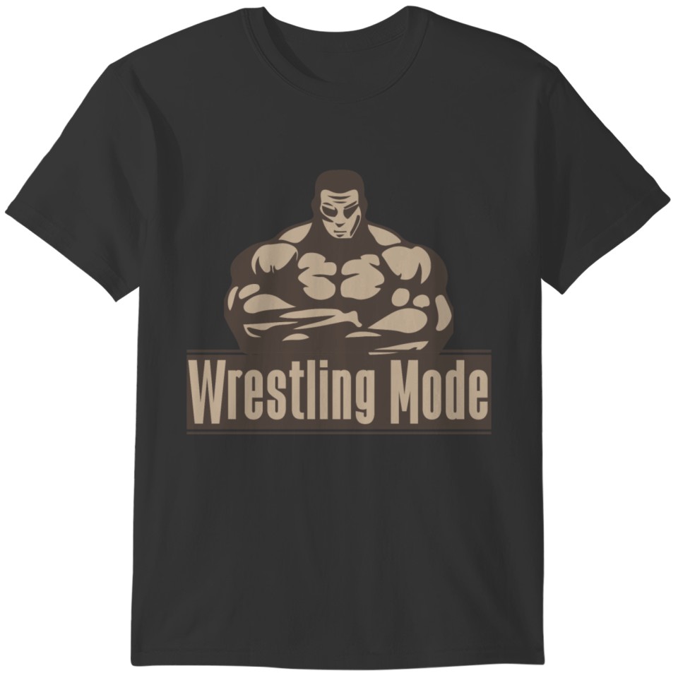 Wrestling Mania Sports Muscles T-shirt