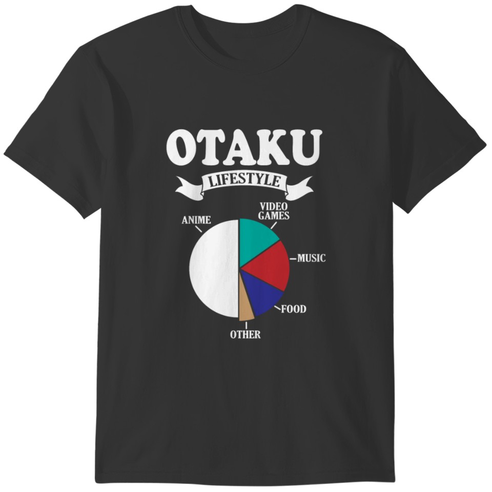 Otaku Anime Chart Japan Gift T-shirt