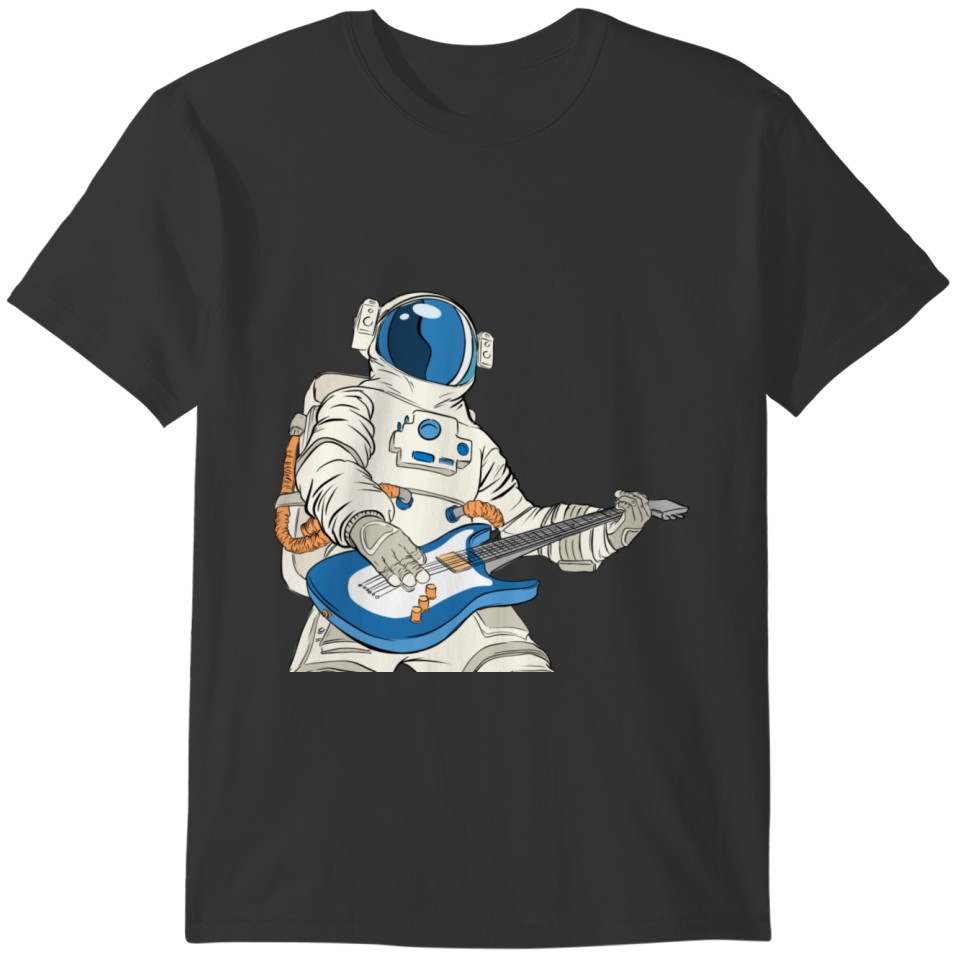 Astronaut guitar T-shirt