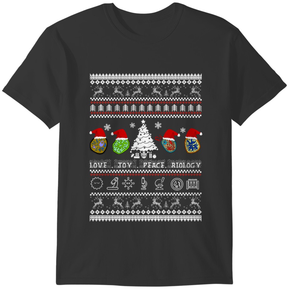 Biology Christmas Sweater Shirt For Women Men T-shirt