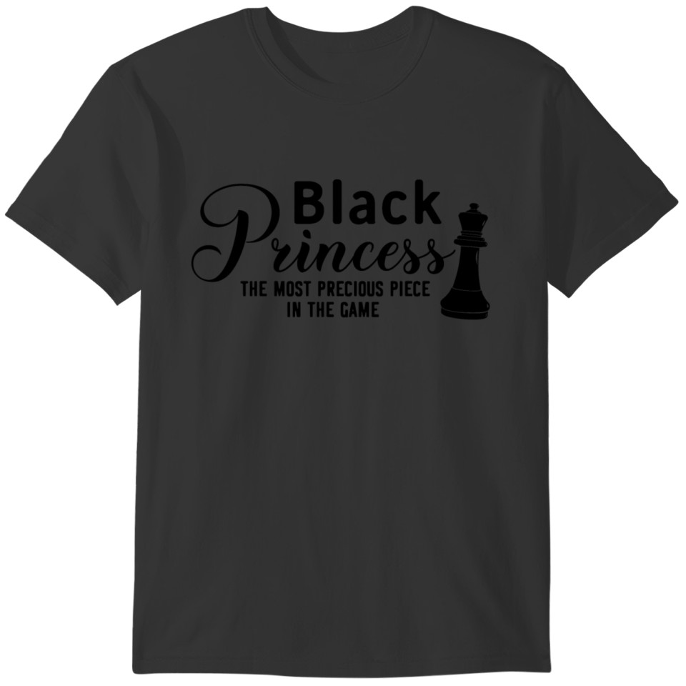 Black princess T-shirt