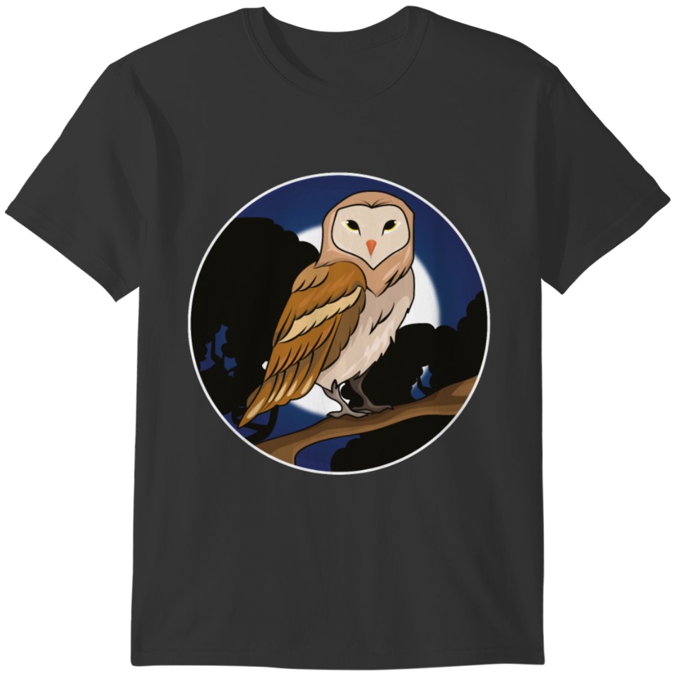Owl Night Design Owls Bird Birds Natural Gift T-shirt