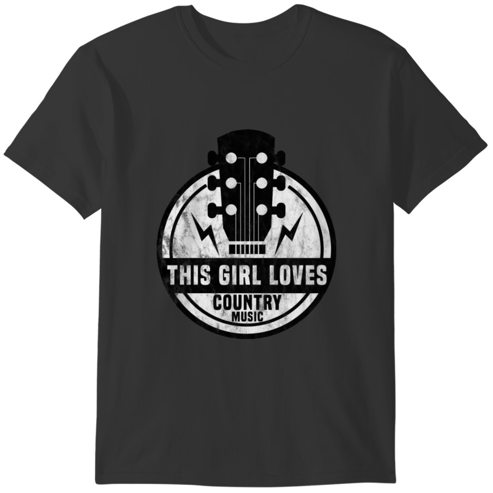 guitar girl T-shirt