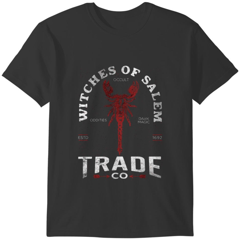 Witches Of Salem Trade Co Creepy Vintage Occult Wi T-shirt
