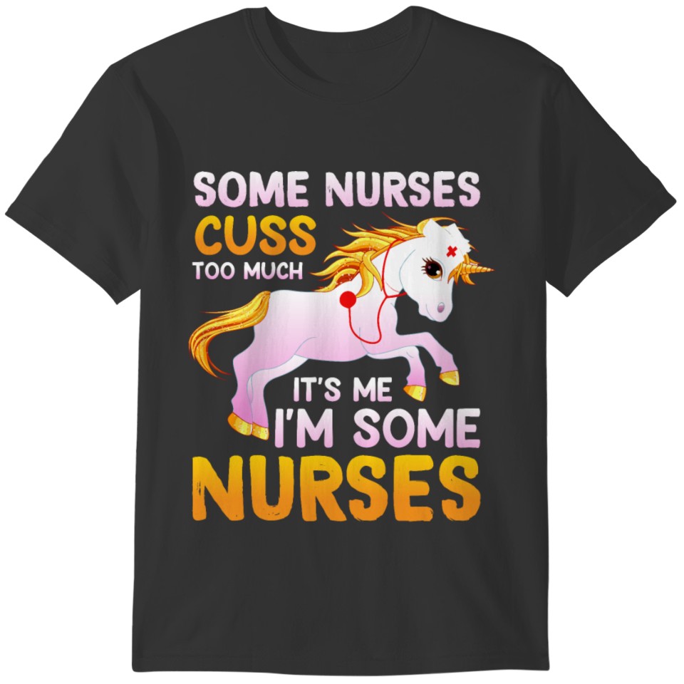 Unicorn Christmas xmas nurse Gift T-shirt