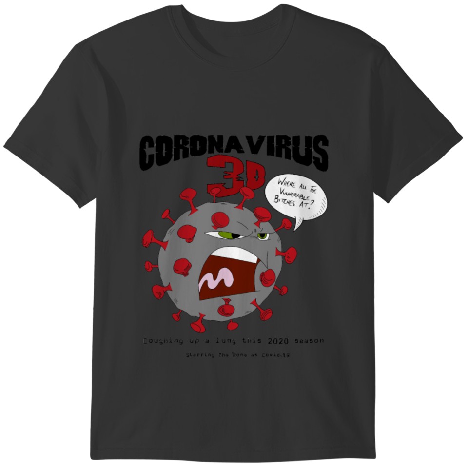 Coronavirus 3D T-shirt
