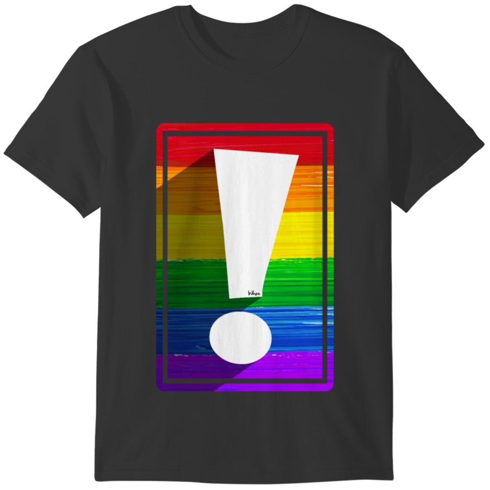 LGBTQ Pride Exclamation Point T-shirt