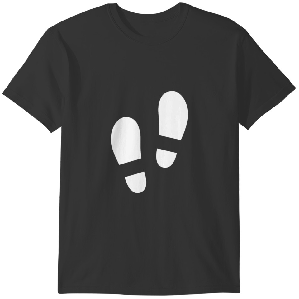 Footsteps Icon White T-shirt