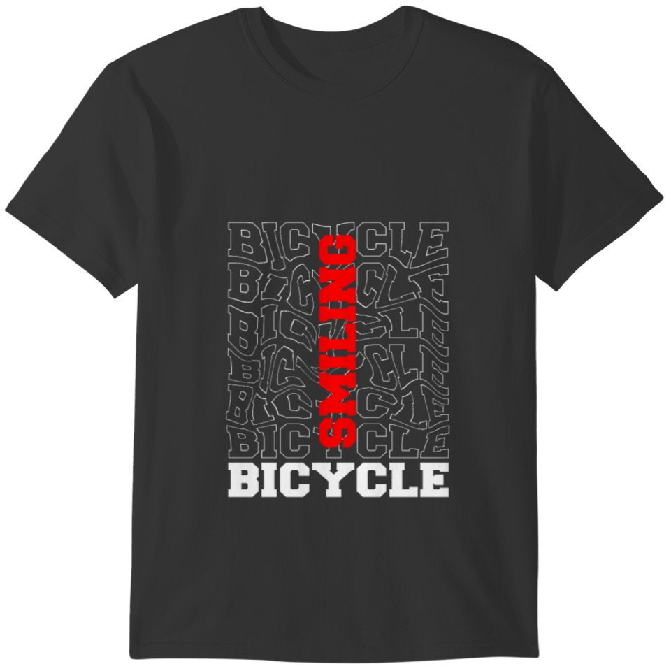 Smiling Bicycle,smile Face Funny Gift Idea T-shirt