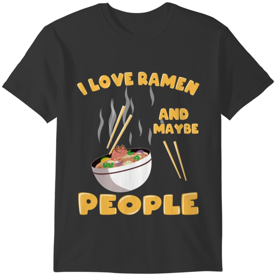 Love Kawaii Ramen Noodle Soup Japan Gift T-shirt