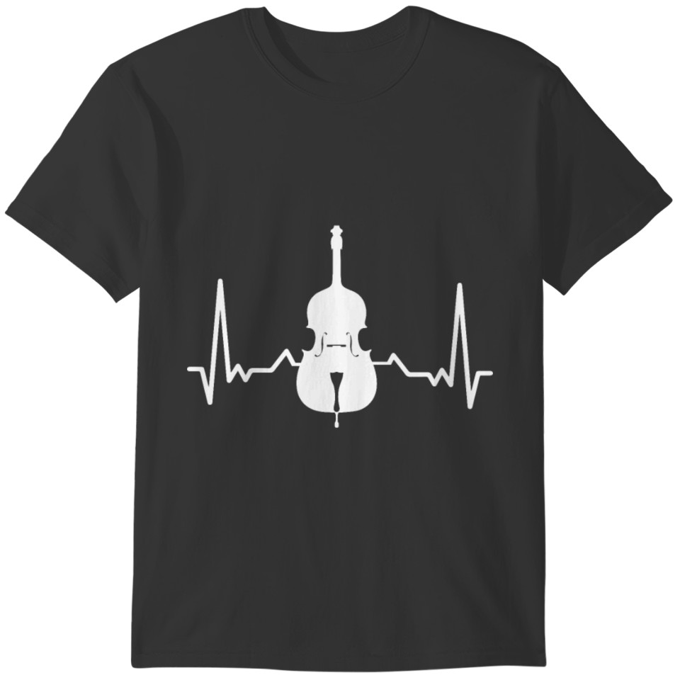 Violin heartbeat musician violinist T-shirt