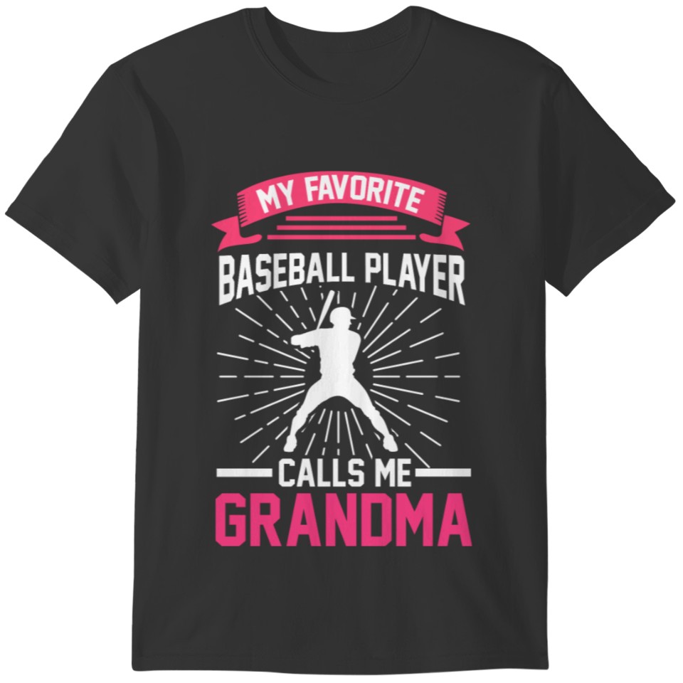 Baseball grandma Mother's Day Gift T-shirt