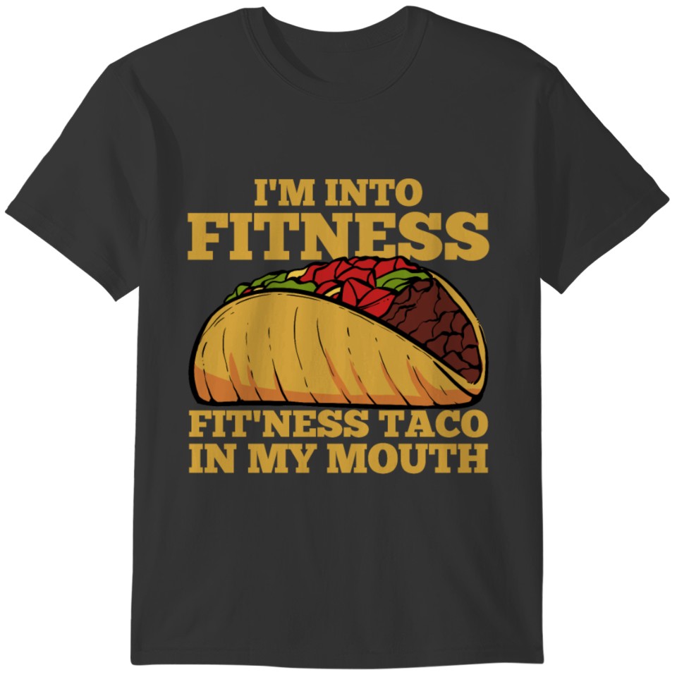 Taco Fitness Mexican Workout T-shirt