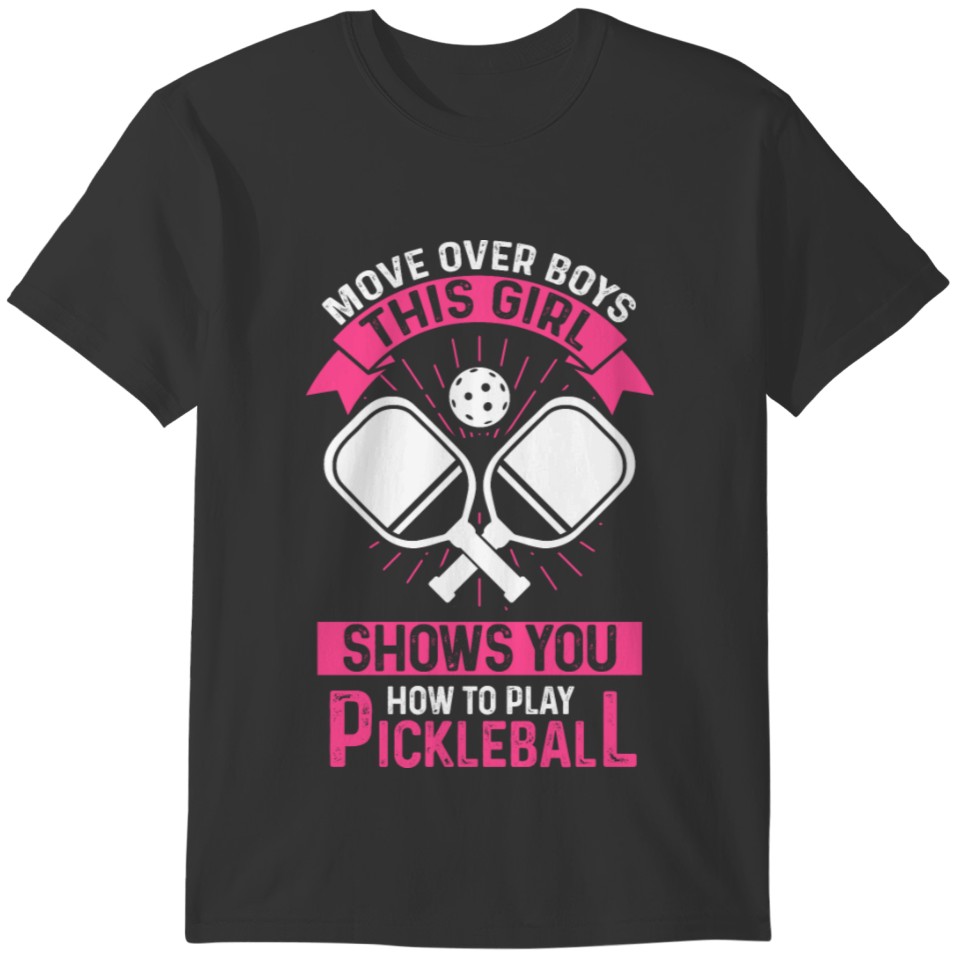 Pickleball player Girl Gift T-shirt