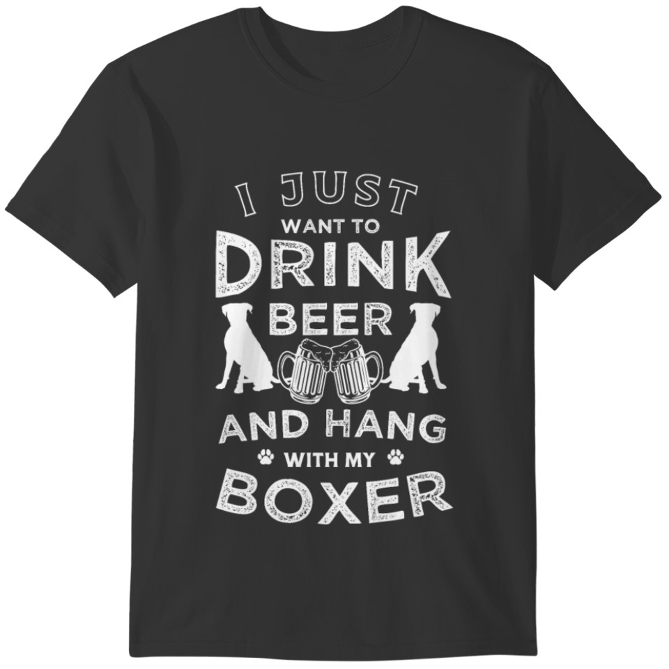 Dog Lover Gifts for a Boxer owner T-shirt