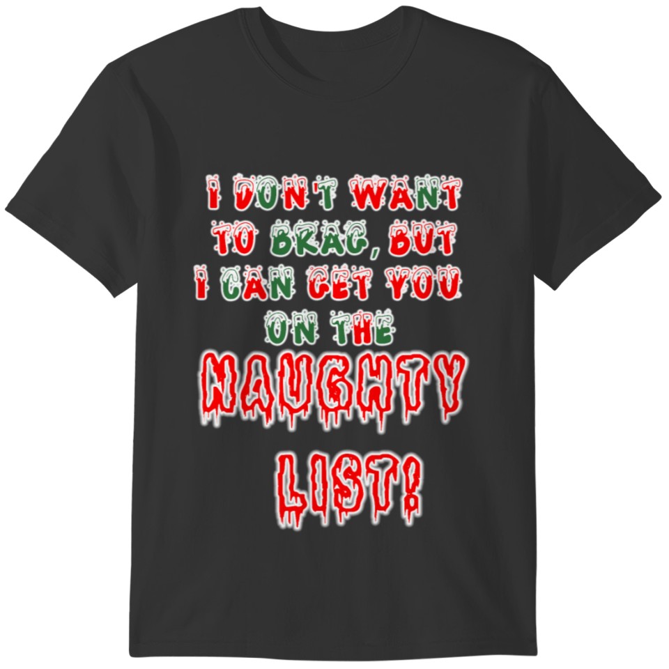 NAUGHTY LIST T-shirt