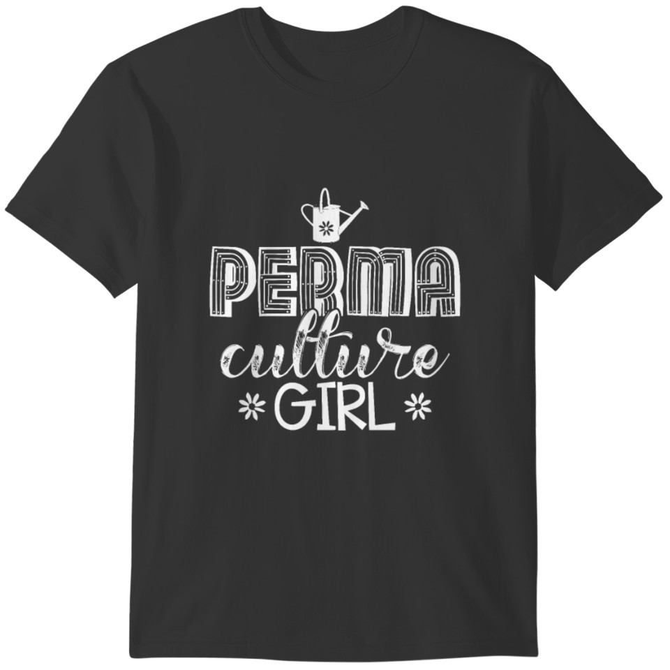 Permaculture Garden Girl T-shirt