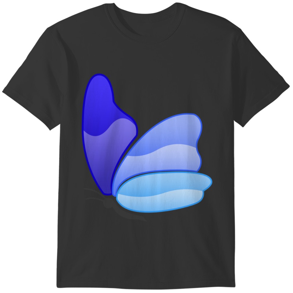 Butterfly blue summer T-shirt