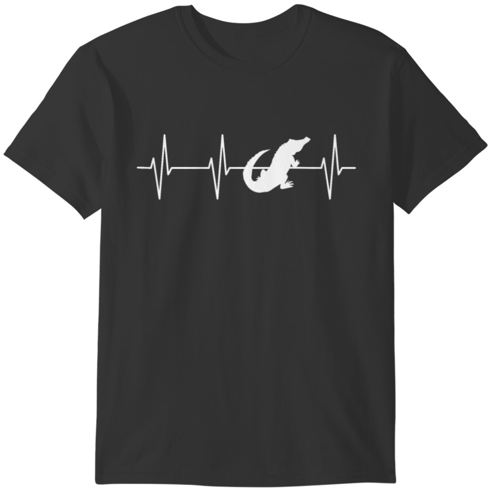 Crocodile Heartbeat Tshirt T-shirt
