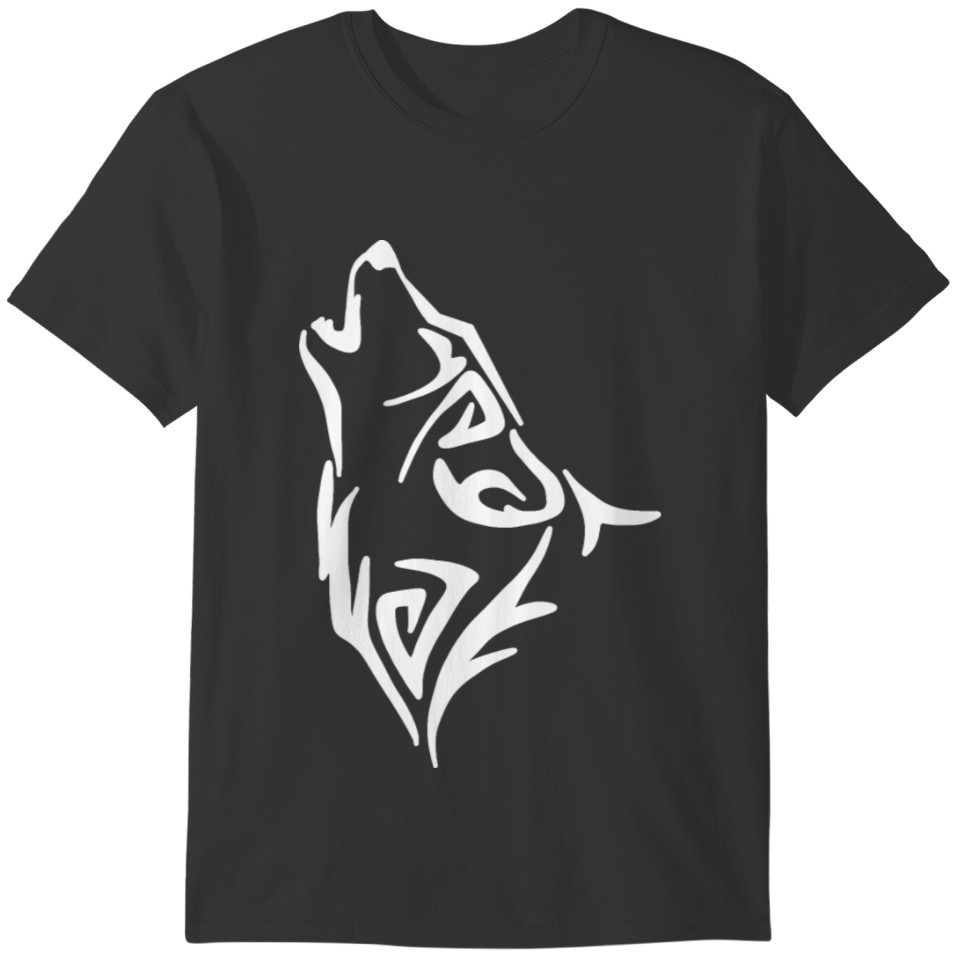 Wolf Tribal Howl T-shirt