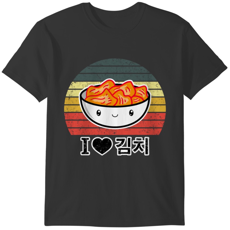 I Love Kimichi Shirt, Vintage Korean Food Kdrama T-shirt