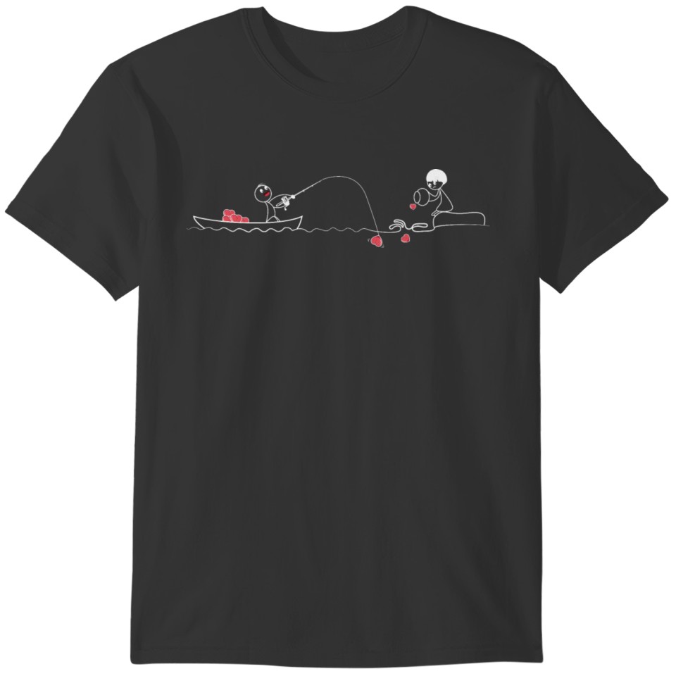 Fishing Love Boyfriend or Girlfriend Gift T-shirt