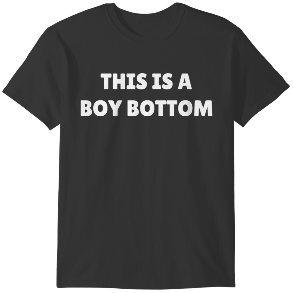 This is a boy bottom gay T-shirt