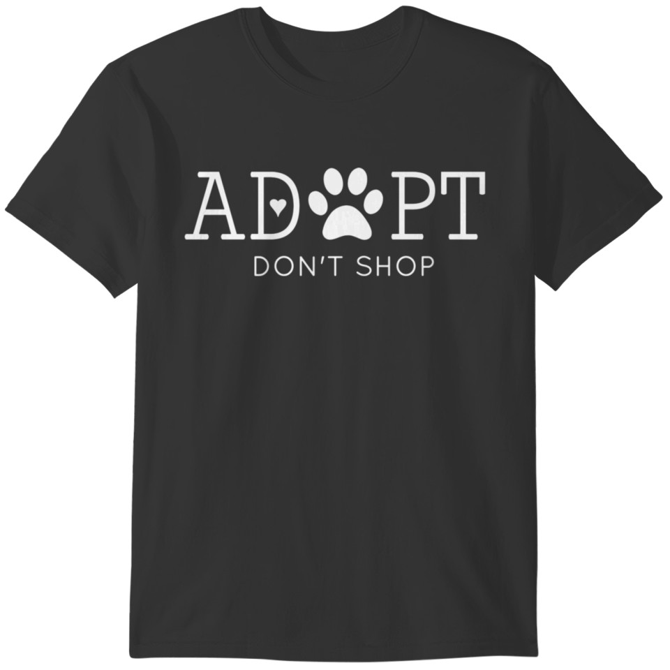 ADOPT DONT SHOP T-shirt