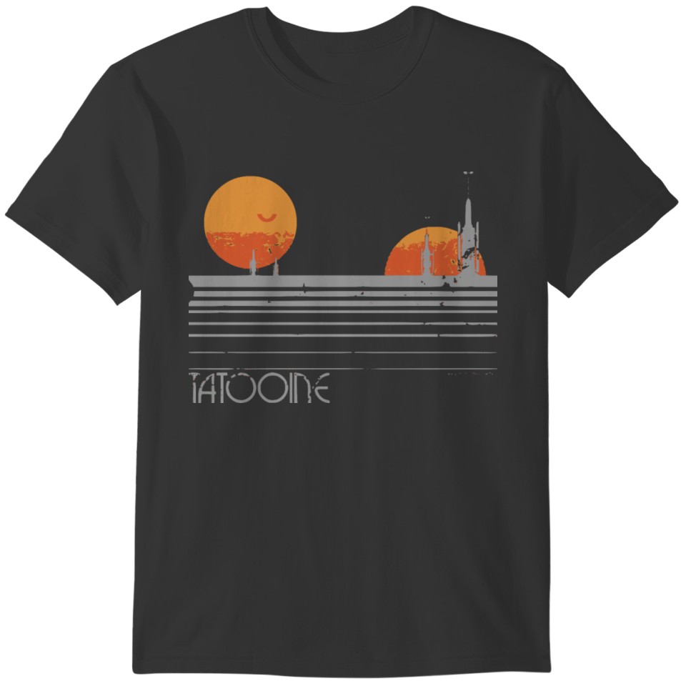 Visit Tatooine Vintage Sunset Meme Gift Idea T-shirt