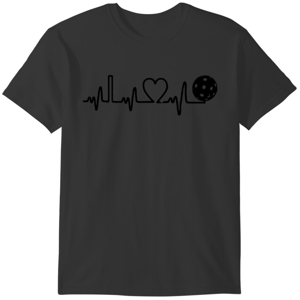 Pickleball Heartbeat I Love Pickleball T-shirt