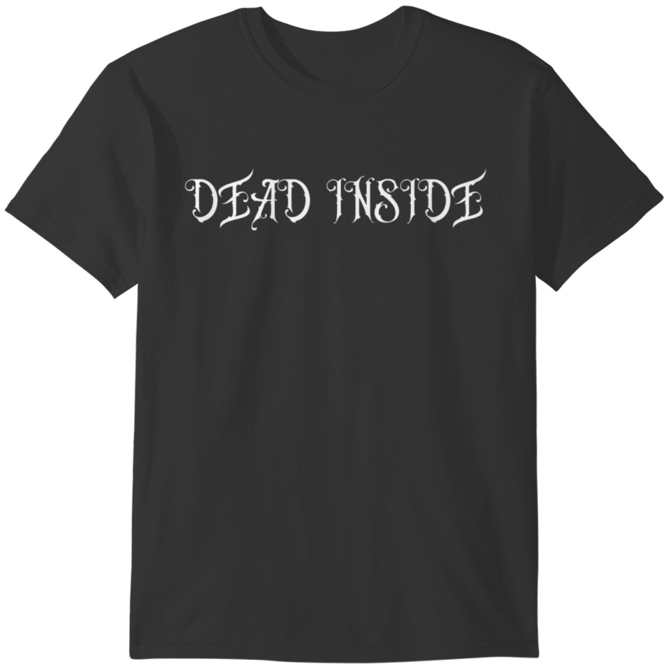 Dead Inside Depression Emo Pastel Goth T-shirt