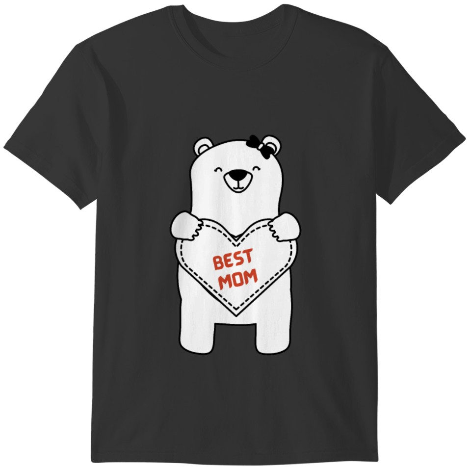 Best mom ever - Bear mom T-shirt