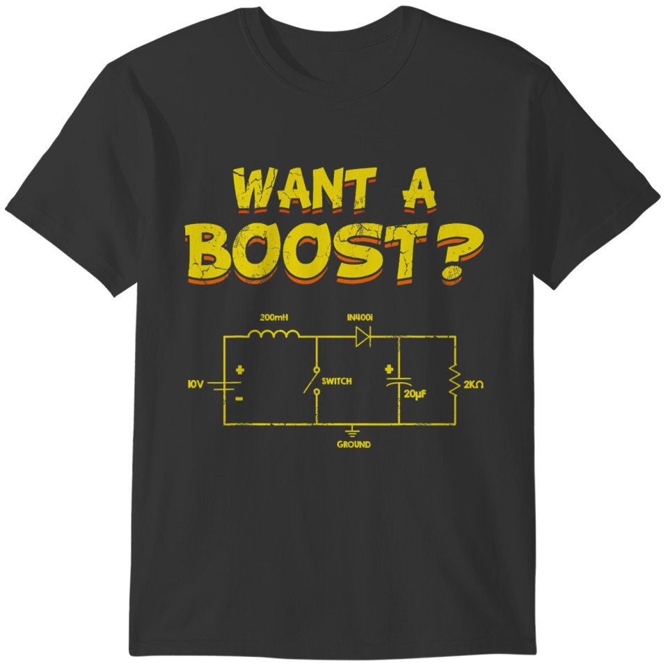 Electrical Engineer Want A Boost Electrician Men T-shirt