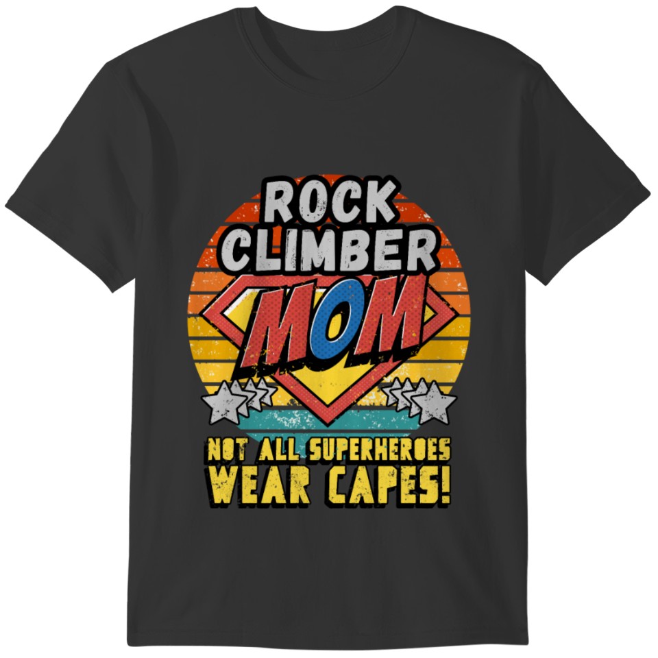 ROCK CLIMBER MOM VINTAGE DESIGN T-shirt