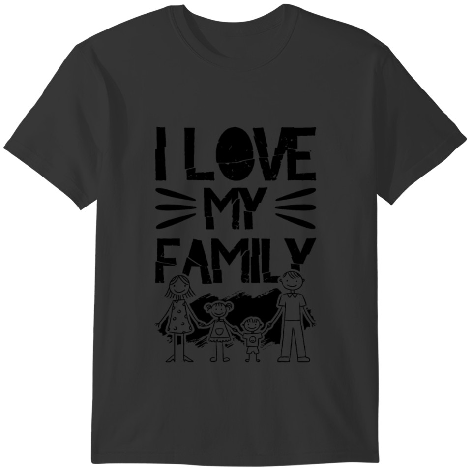baby i love my family T-shirt
