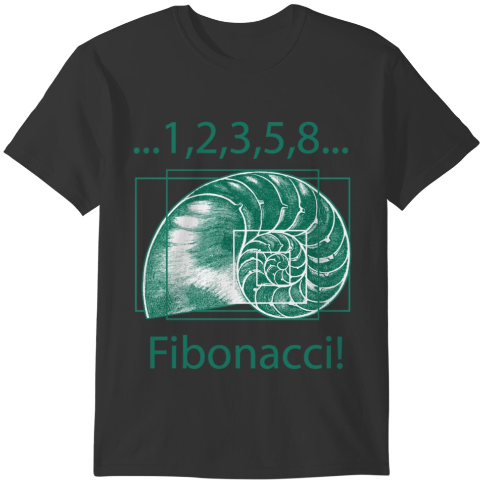 Fibonacci birthday christmas gift T-shirt